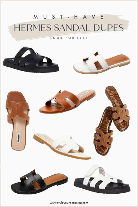 fake hermes rubber sandals|hermes dupe sandals primark.